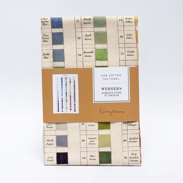 Tea Towel - Werner's Nomenclature of Colours - Harmony