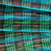 Green & Teal Plaid Dupioni Silk - Harmony