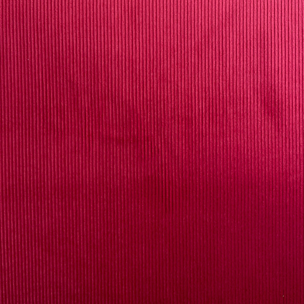 Cherry Wide Wale Corduroy - Harmony