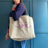 Harmony Tote / Natural Zippered - Harmony