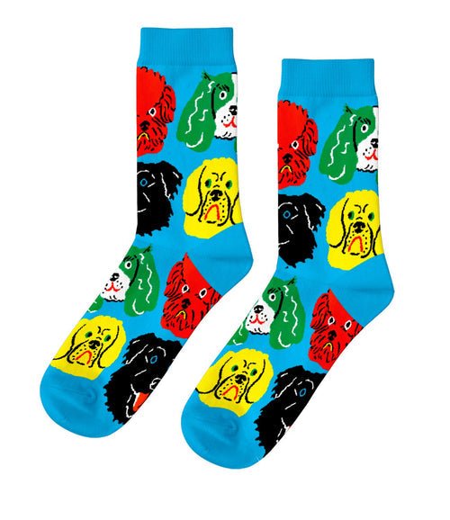 Kristina Micotti Dogs Crew Socks - Women's - Harmony