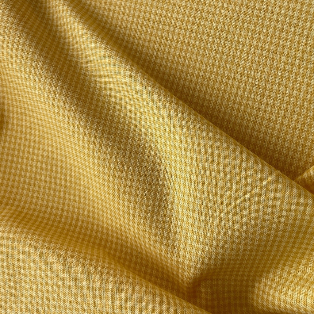 Homespun Turmeric Mini Gingham - Harmony