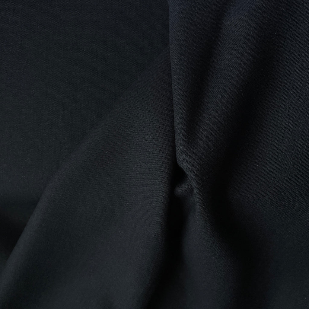 Washed Linen Blend / Black - Harmony