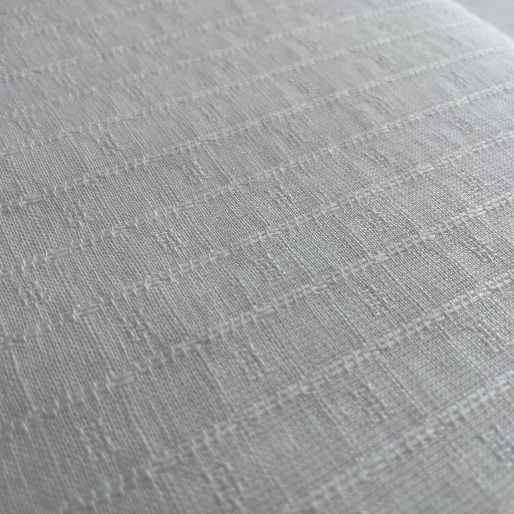 Textured Stripe Woven White - Harmony