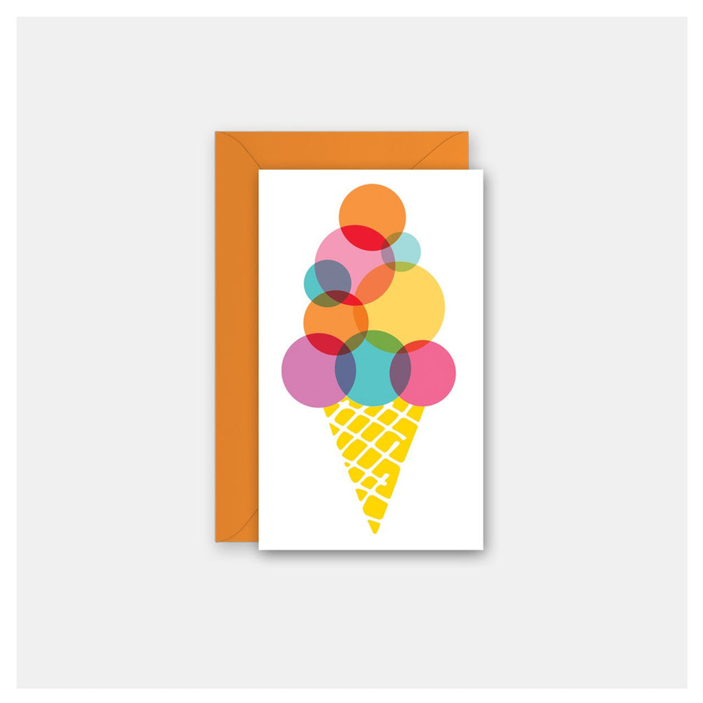 Colorful Cone Enclosure Card - Harmony