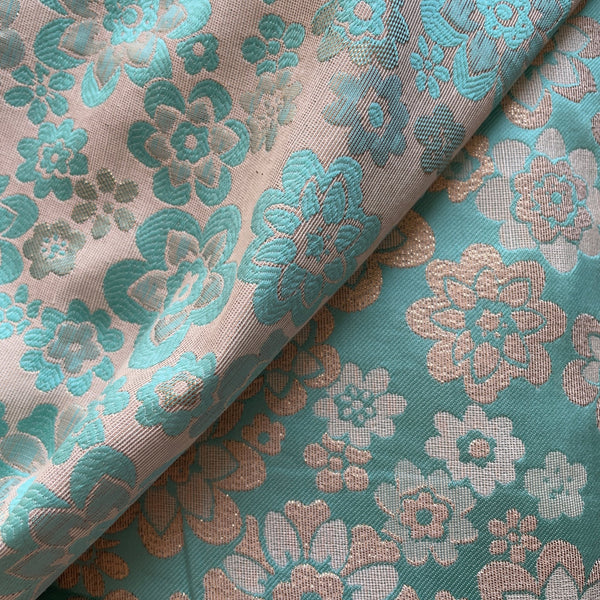 Minty Floral Brocade - Harmony