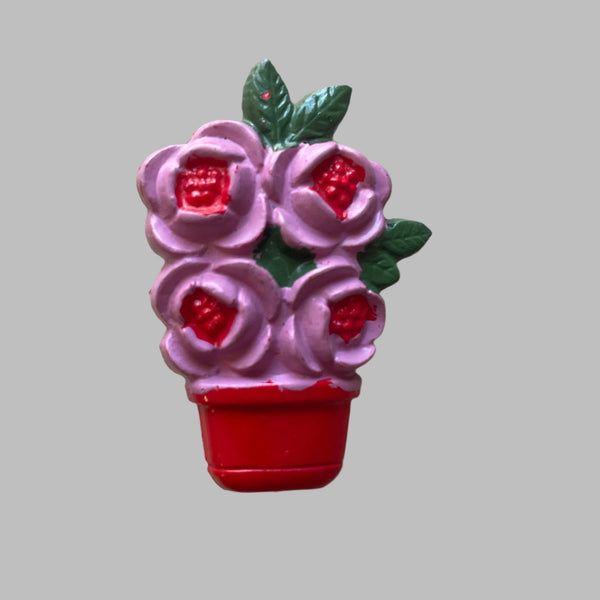 Vintage French Hand Painted Brooch - Harmony