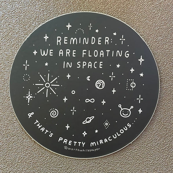 Floating in Space Sticker - Harmony