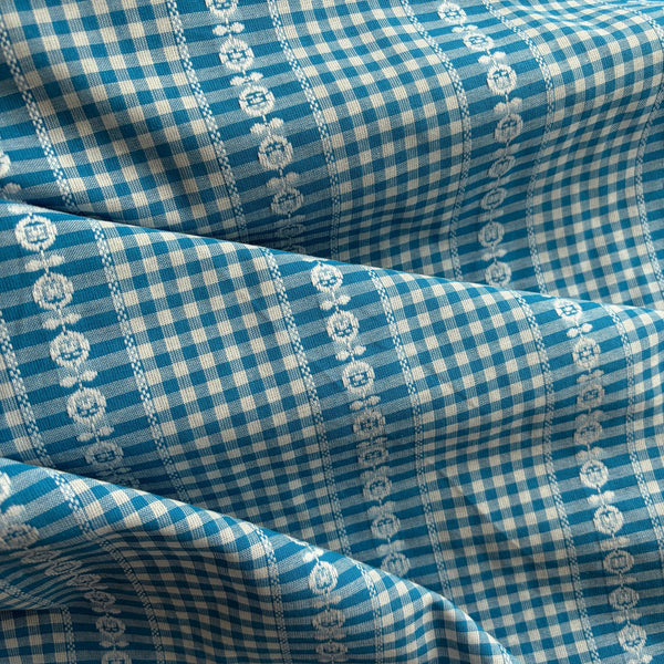 Orchard Stripe Gingham / Sky - Harmony