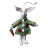 Rabbit with Green Dress Ornament - Harmony