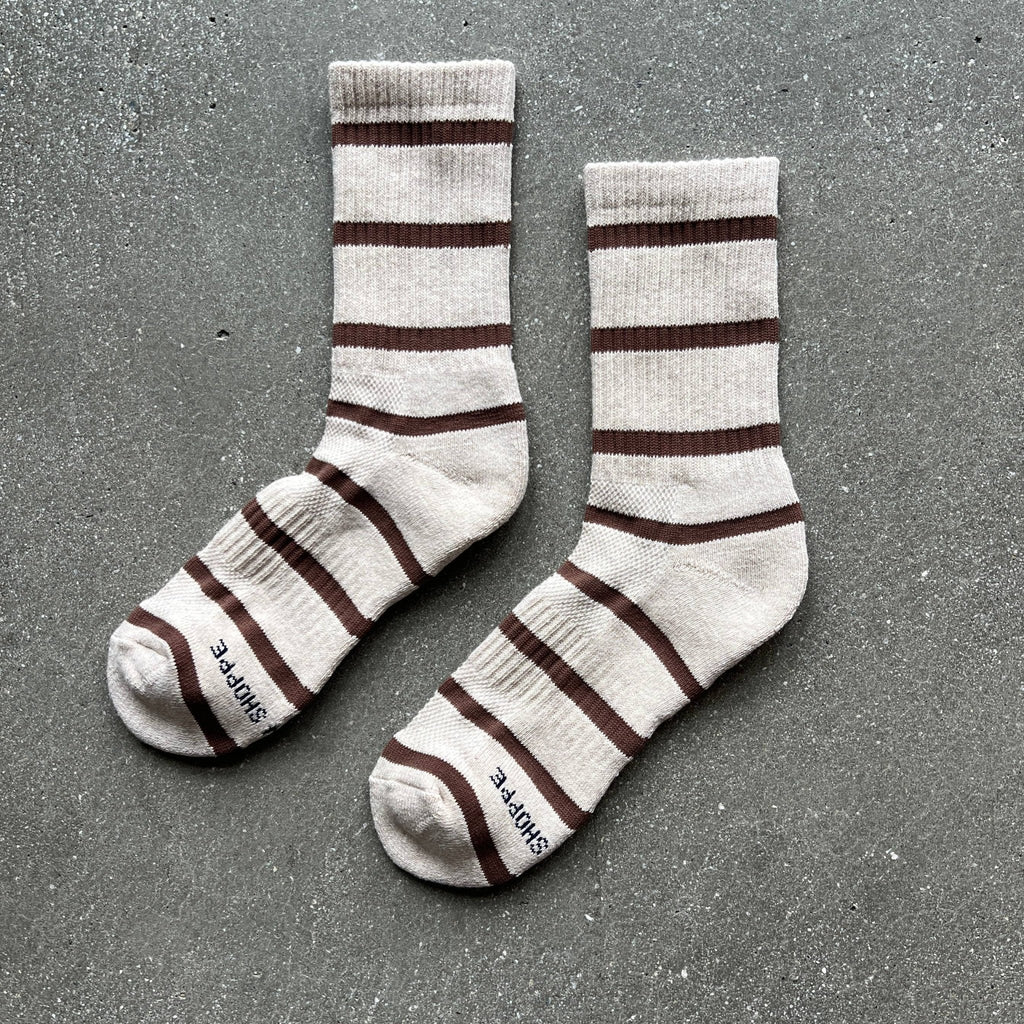 Striped Boyfriend Socks - Harmony