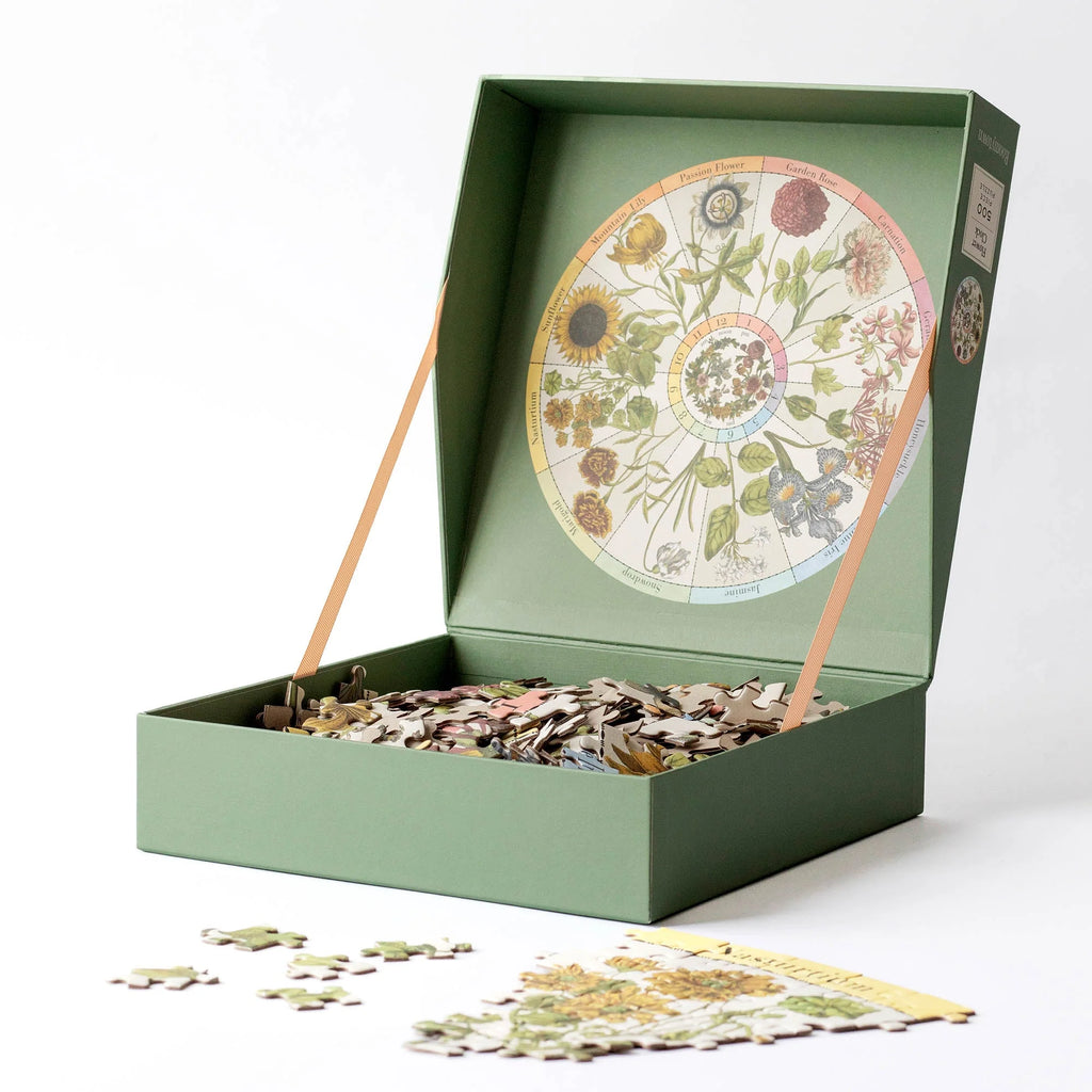 Flower Clock 500 piece puzzle - Harmony