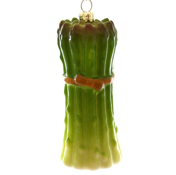 Bundled Asparagus Glass Ornament - Harmony