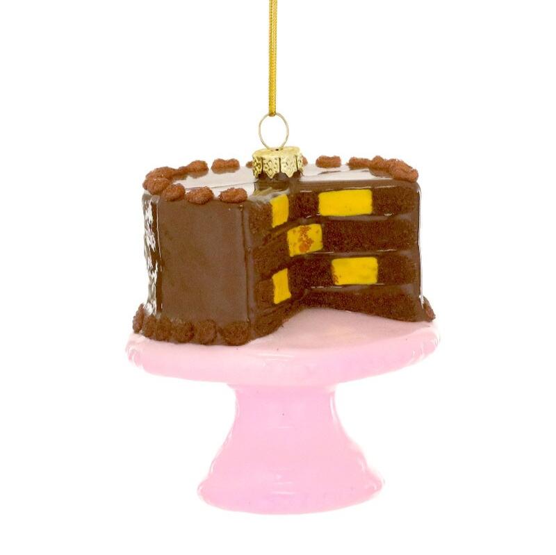 Checkered Cake Ornament - Harmony