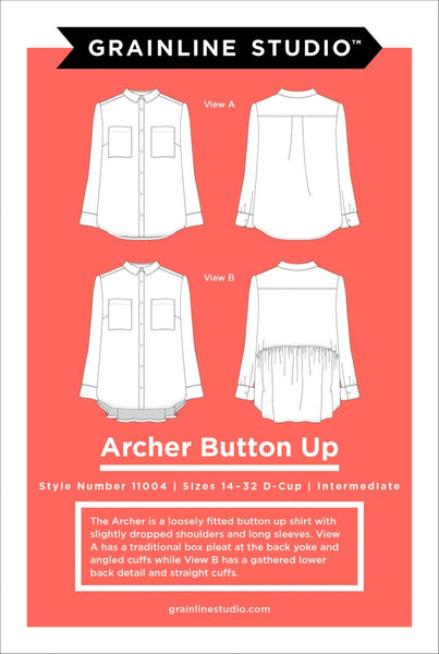 Grainline Studio / Archer Button Up - Harmony