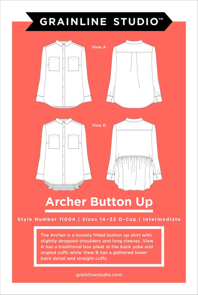 Grainline Studio / Archer Button Up - Harmony