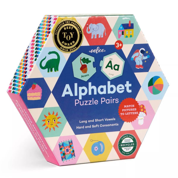 Alphabet Hexagon Puzzle Pairs - Harmony