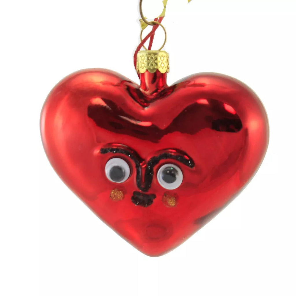 Googly Eye Heart Ornament - Harmony