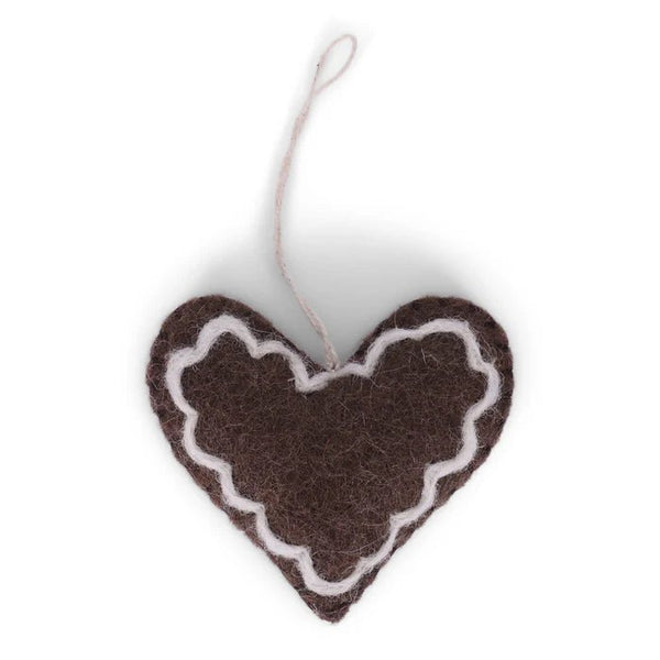 Gingerbread Heart Ornament - Harmony