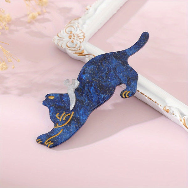 Midnight Kitty Hair Clip - Harmony