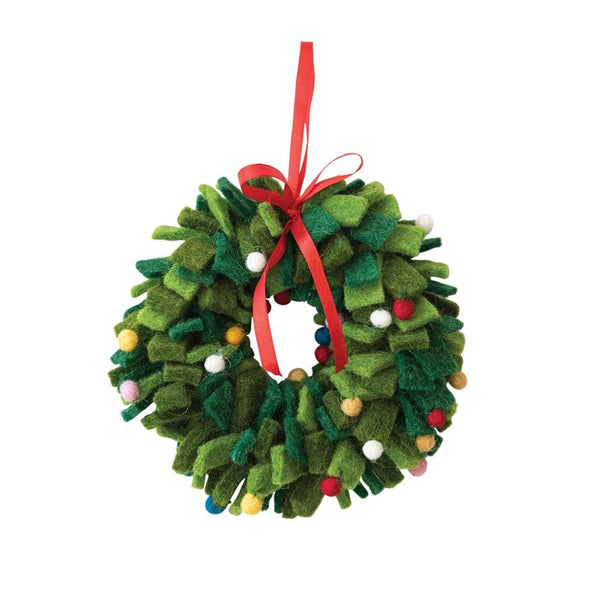 Felt Wreath Ornament - Harmony