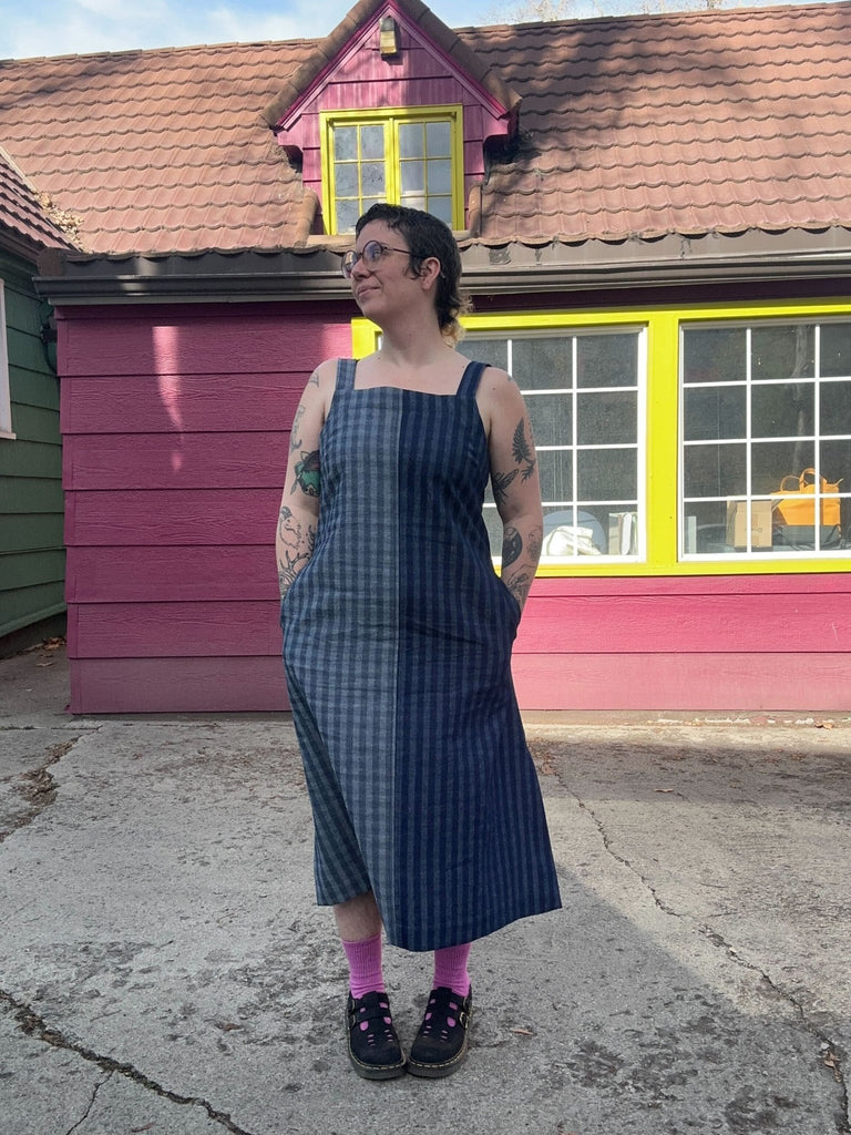 Indigo Checker Chambray - Harmony