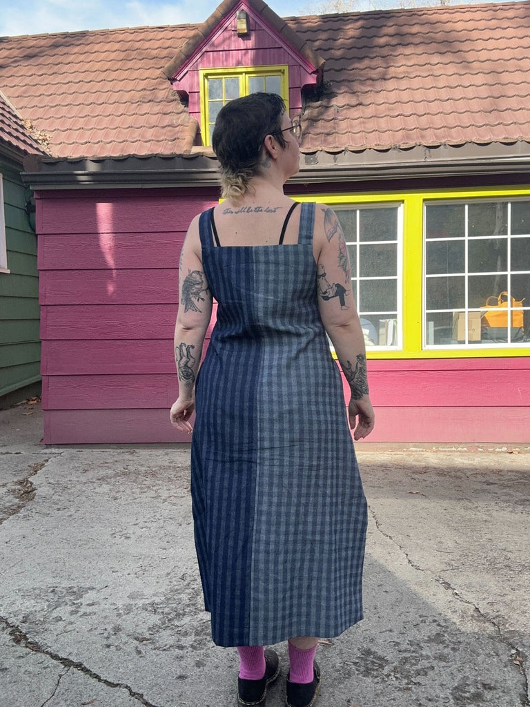 Indigo Checker Chambray - Harmony