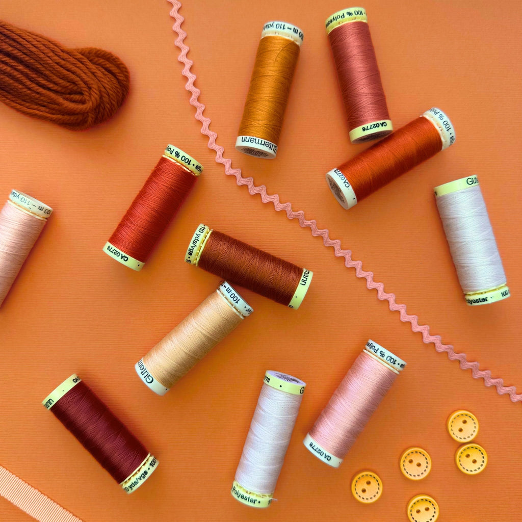 Orange Sew - all Thread 100m - Harmony