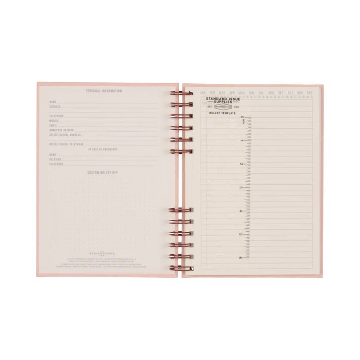 Standard Issue Planner Notebook No. 12 - Rosewood & Blush - Harmony