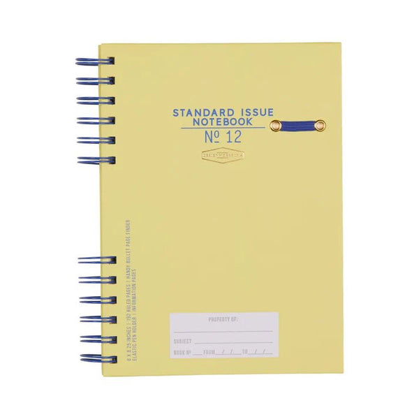 Standard Issue Planner Notebook No. 12 - Cobalt & Citron - Harmony