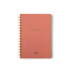 Textured Paper Twin Wire Notebook - Medium Terracotta - Harmony