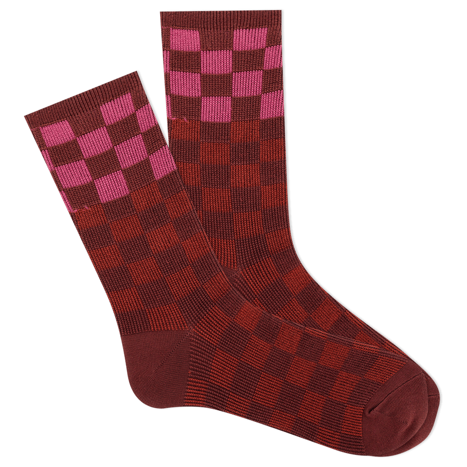 Women's Soft & Dreamy™ Checker Pattern Crew Socks - Harmony