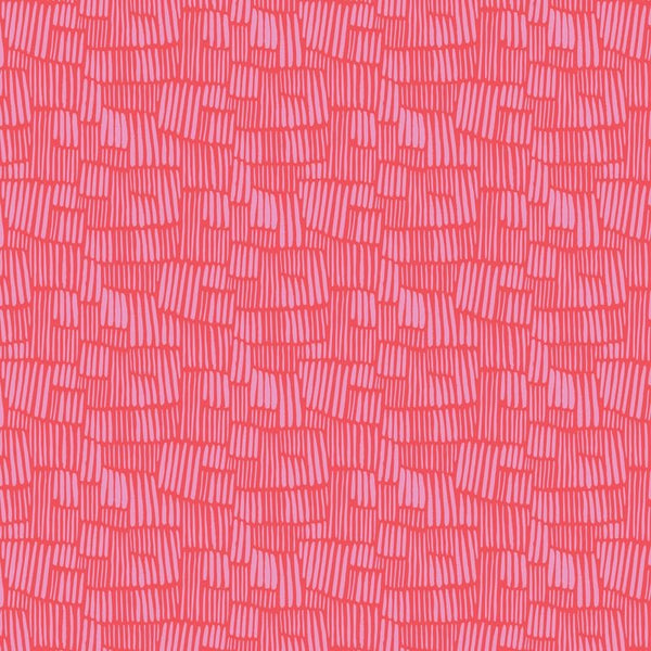 Forest Friends / Brush Lines / Red & Pink - Harmony