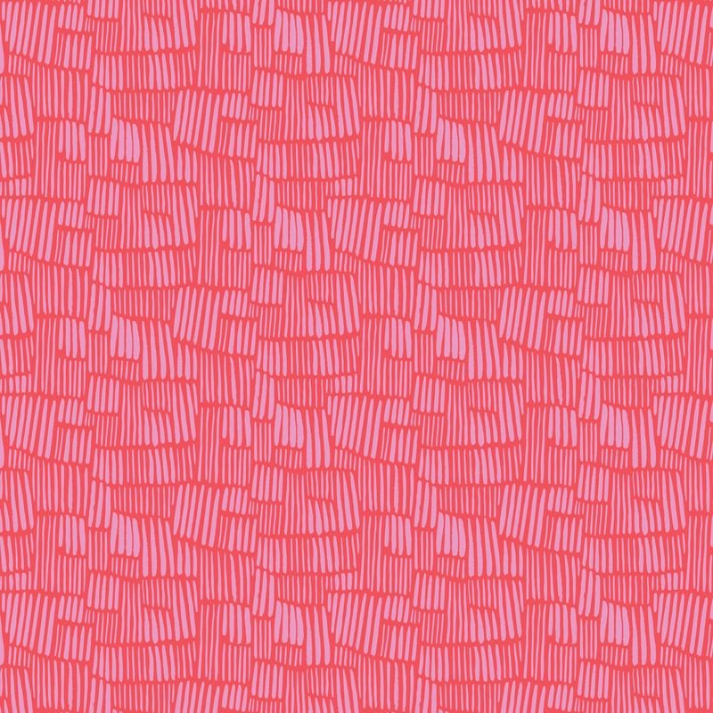 Forest Friends / Brush Lines / Red & Pink - Harmony