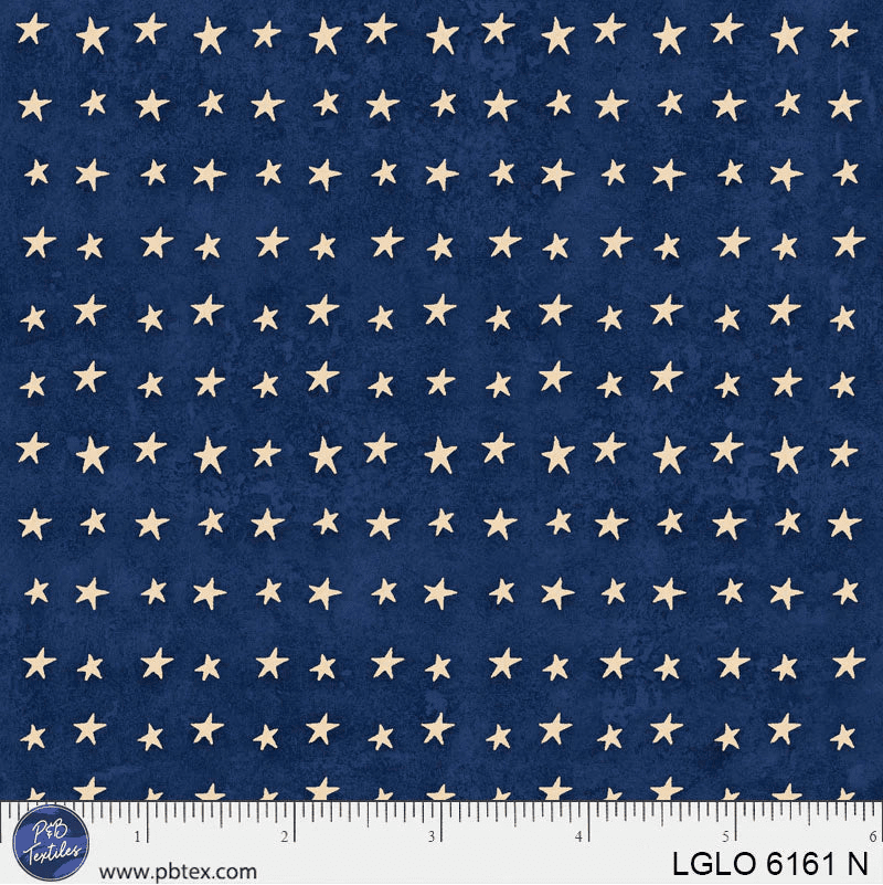Love & Glory / Ditsy Stars / Blue - Harmony