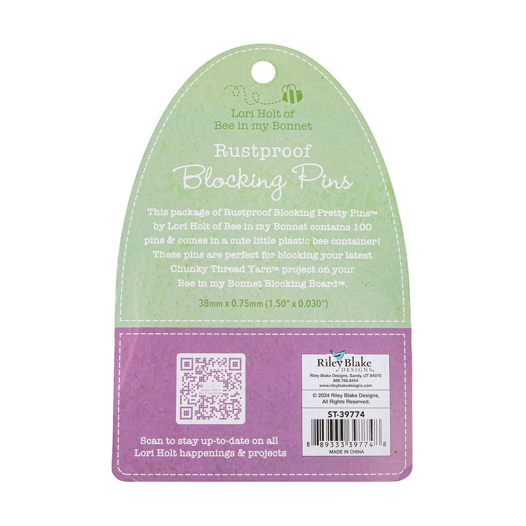 Lori Holt Pretty Pins Rustproof Blocking - Harmony