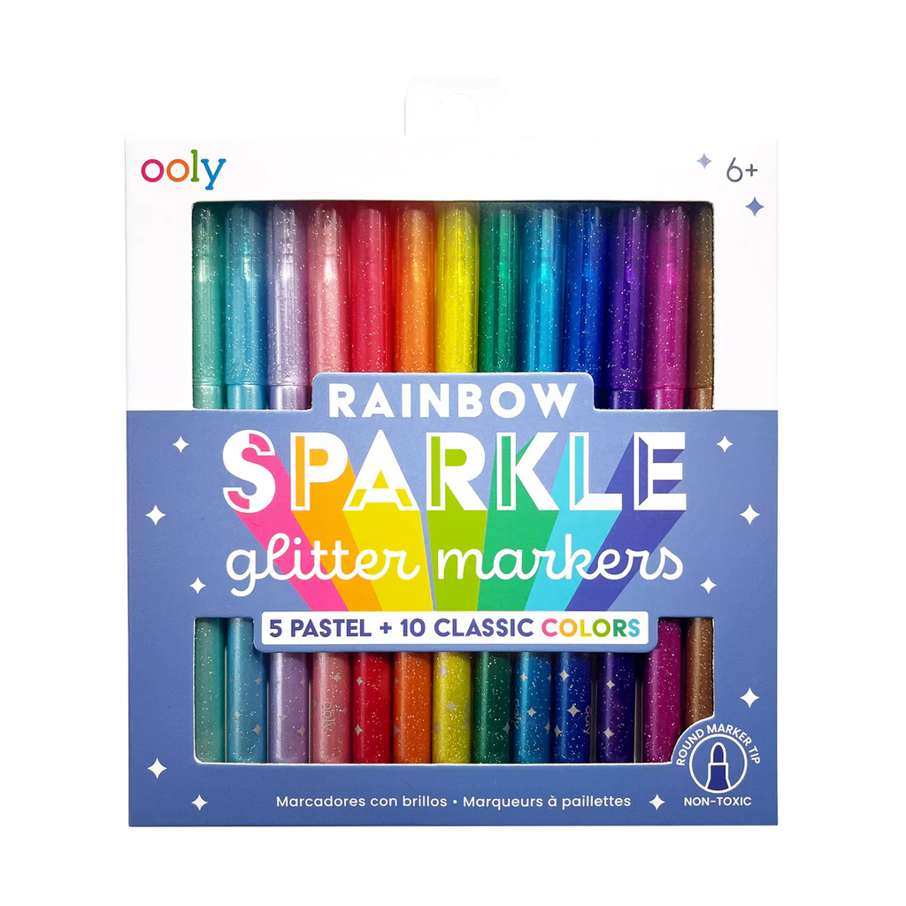 Rainbow Sparkle Glitter Markers - Harmony