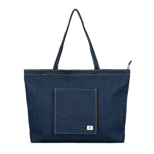 Portobello Large Denim Cotton Tote Bag - Harmony