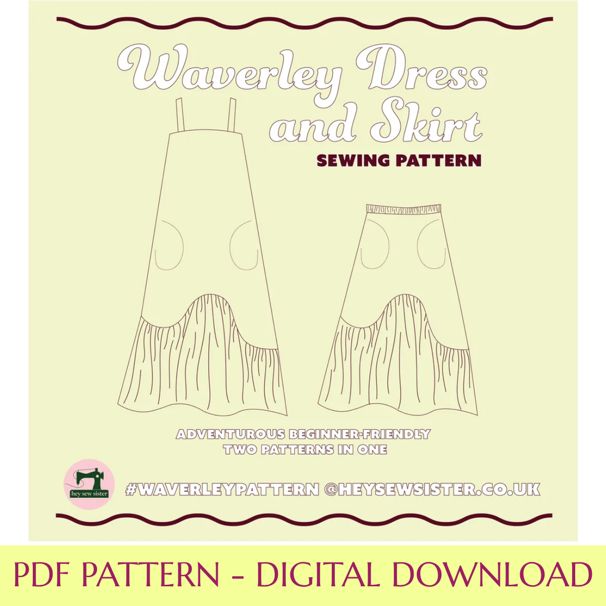 The Waverley Dress / PDF Pattern – Harmony