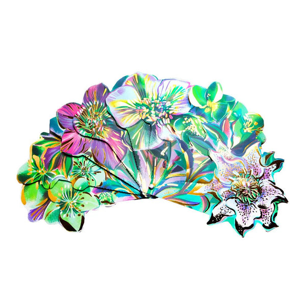 Floral Paper Fan - Harmony