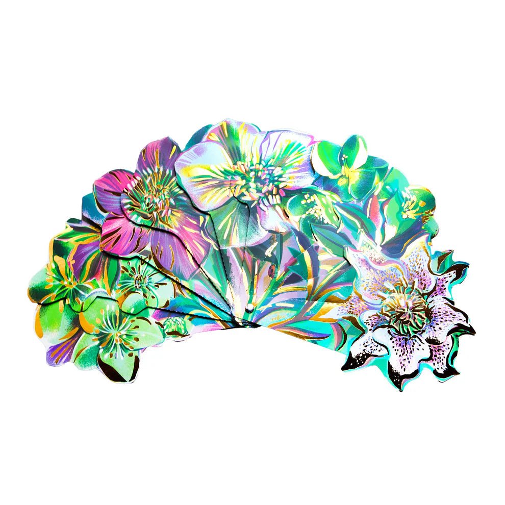 Floral Paper Fan - Harmony