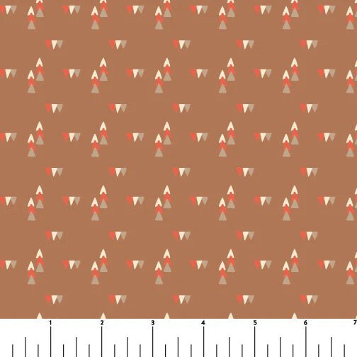 Phoebe Fabrics / Chicken Scratch / Beaks & Combs - Harmony