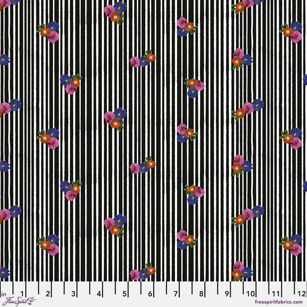 Pompadours in Pink / Daisy Stripe / Black - Harmony