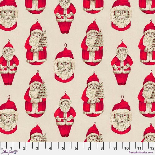 Holly Day / Santas / Ivory - Harmony
