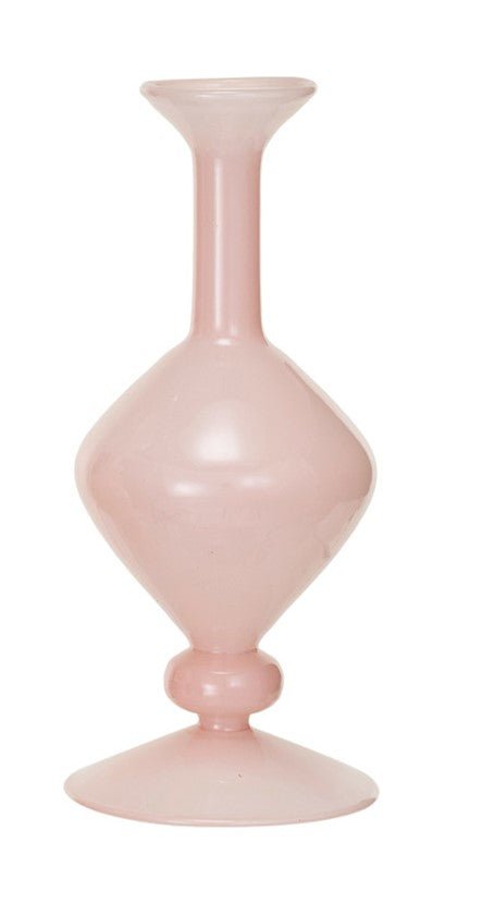 Blown Glass Vase Opaque Pink - Harmony