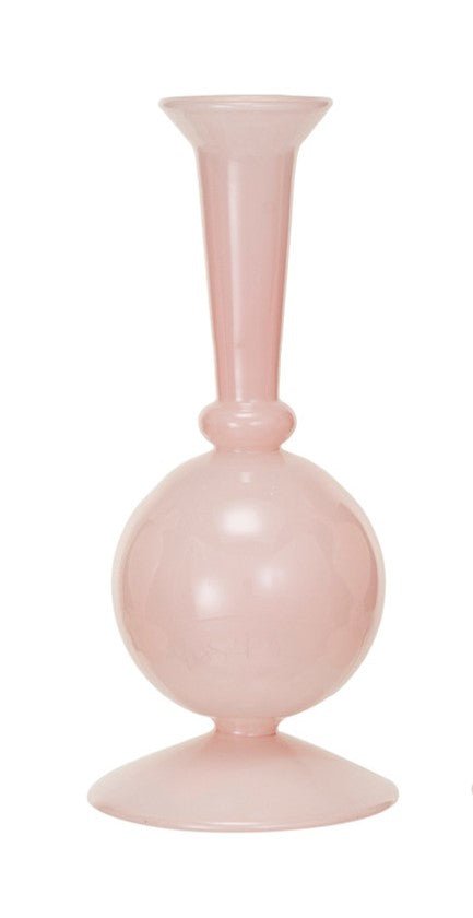 Blown Glass Vase Opaque Pink - Harmony