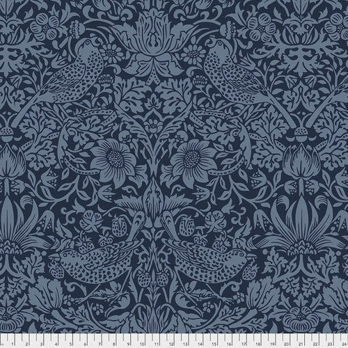 Strawberry Thief Navy 108" - Harmony