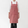 Patterned Linen Crossback Apron - Harmony