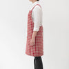 Patterned Linen Crossback Apron - Harmony