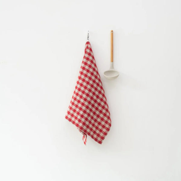 Patterned Linen Kitchen Towel - Harmony